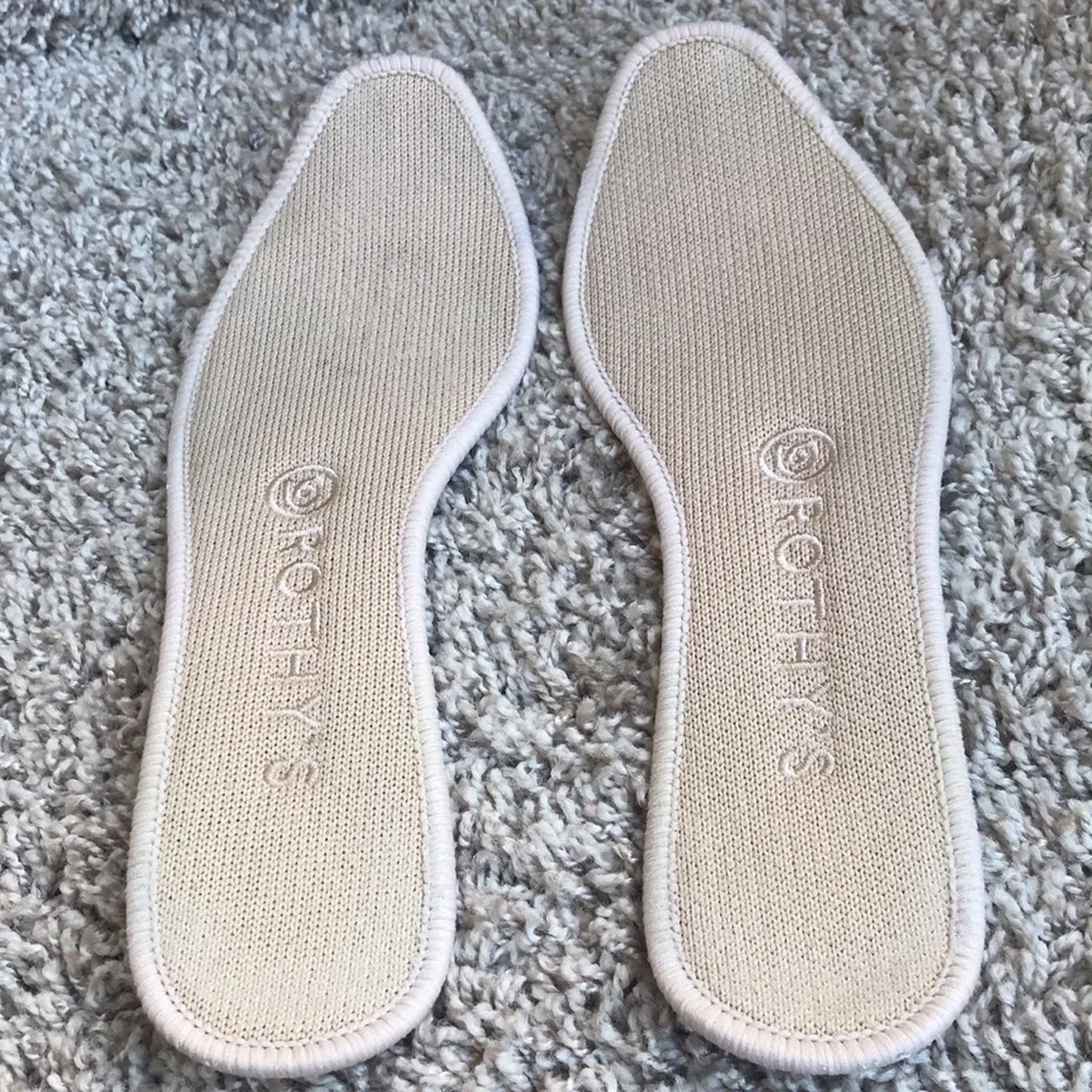 Rothy's Women's Ecru Max Square Slip-ons size 7.5